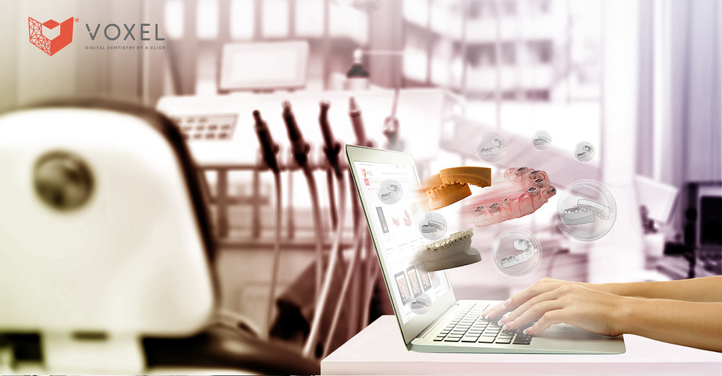 Professional dental equipment and tools in modern treatment room